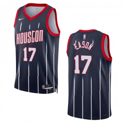 Houston Rockets #17 Tari Eason Unisex Nike Navy 2022-23 Swingman Jersey - City Edition Men's